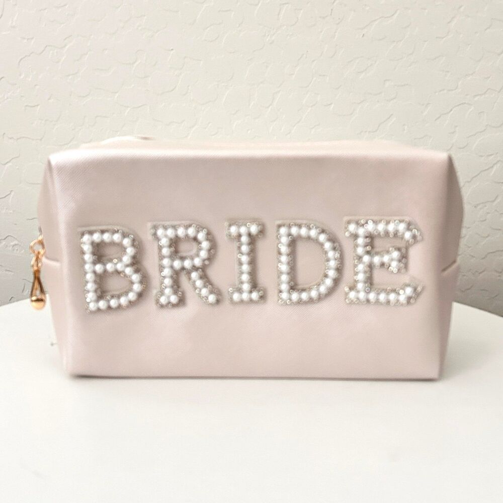 Brand New Pale Pink Bride Makeup Bag
